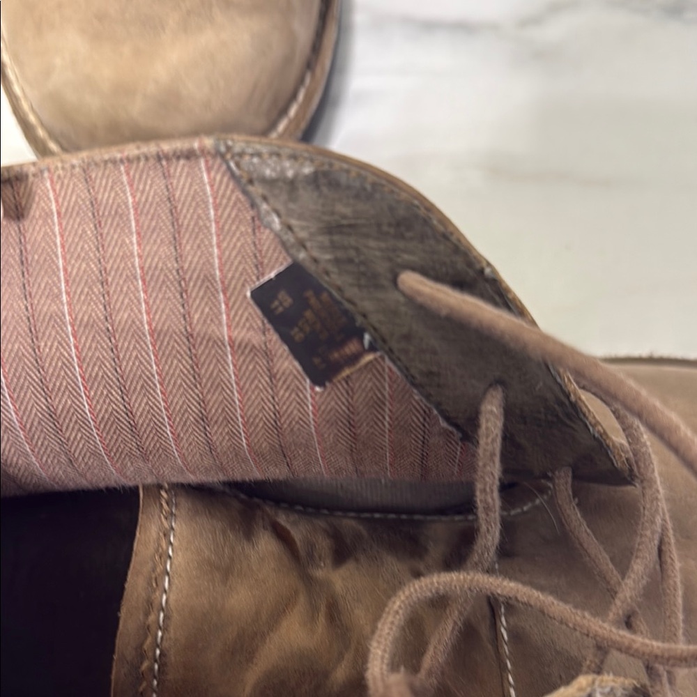Men’s Penguin Leather Brown Chukka Boots - Picture 3 of 11